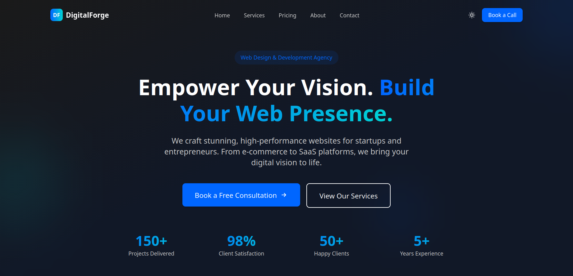 Screenshot of Digital Agency