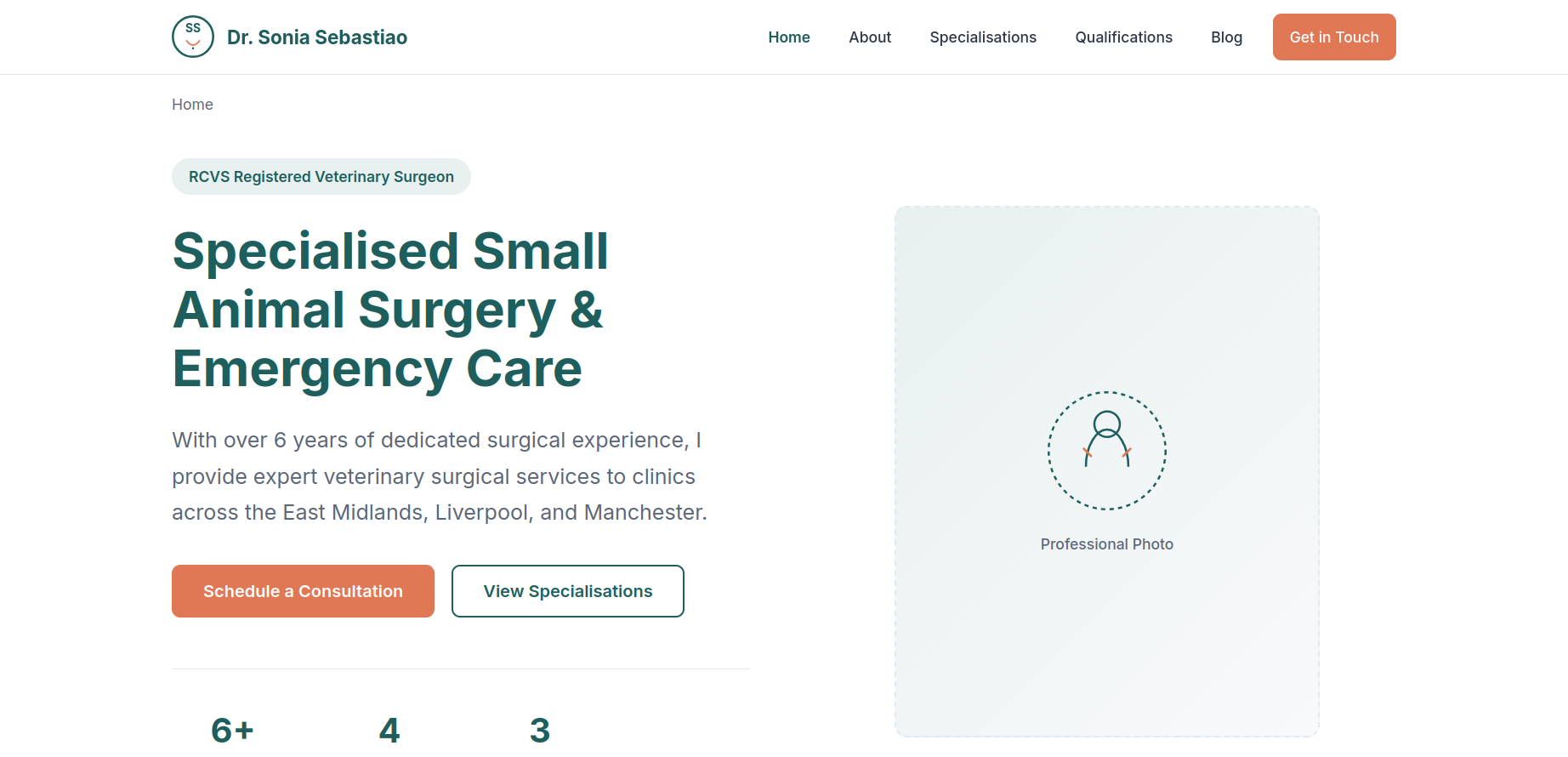 Screenshot of Veterinary Surgeon